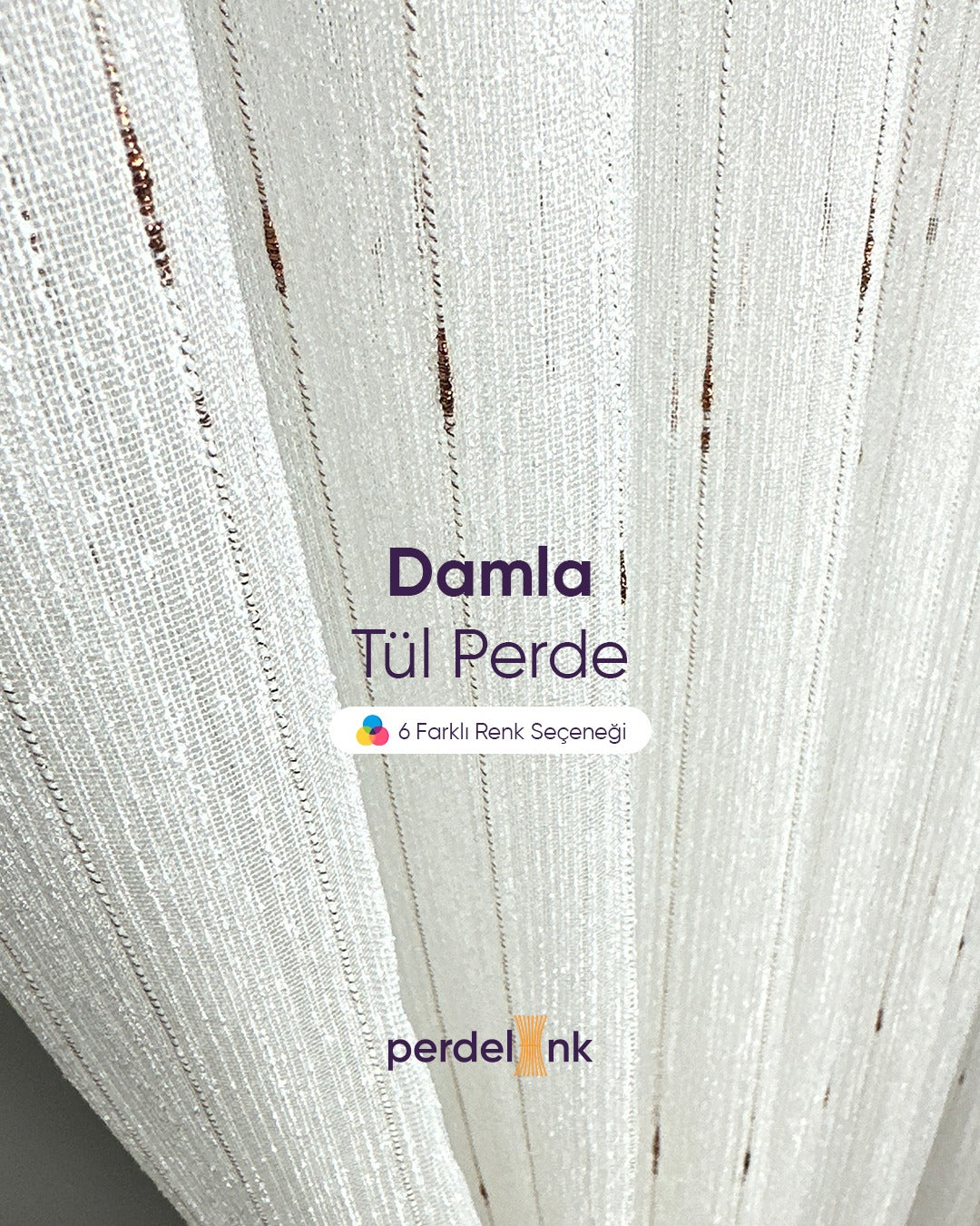 Damla Tül Perde - 225x270cm