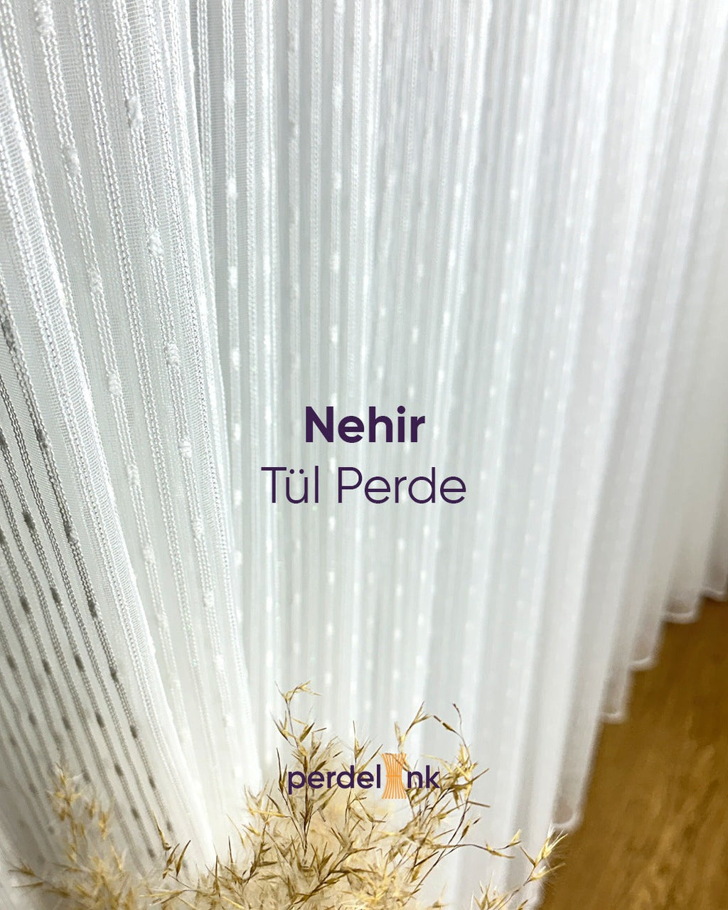 Nehir Tül Perde - 130x260cm