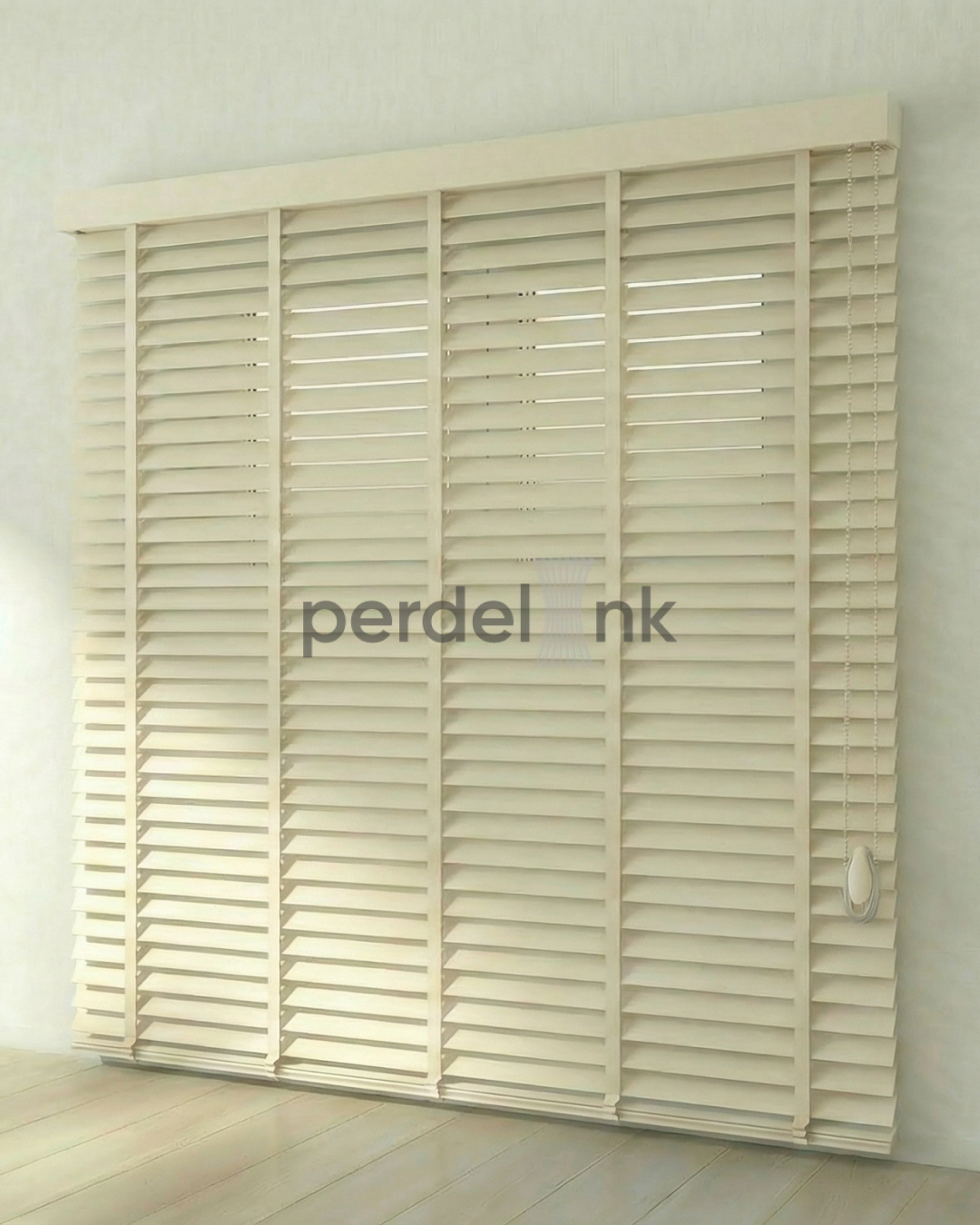 Ahşap Jaluzi - Krem - 160x240cm