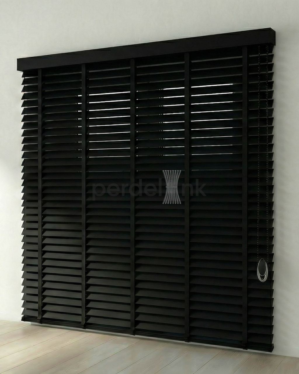 Ahşap Jaluzi - Siyah