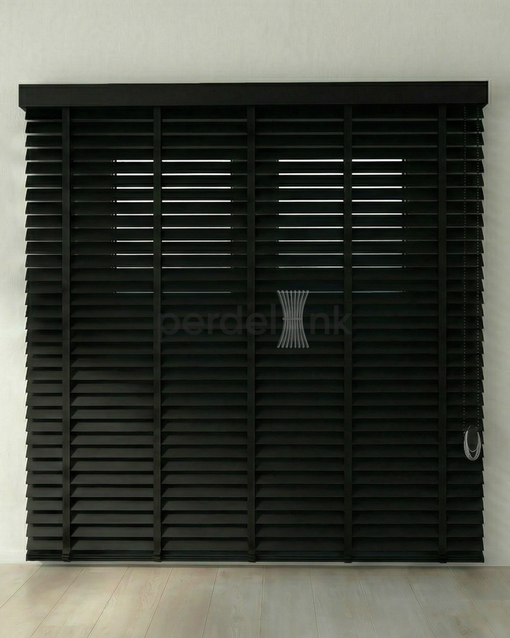 Ahşap Jaluzi - Siyah