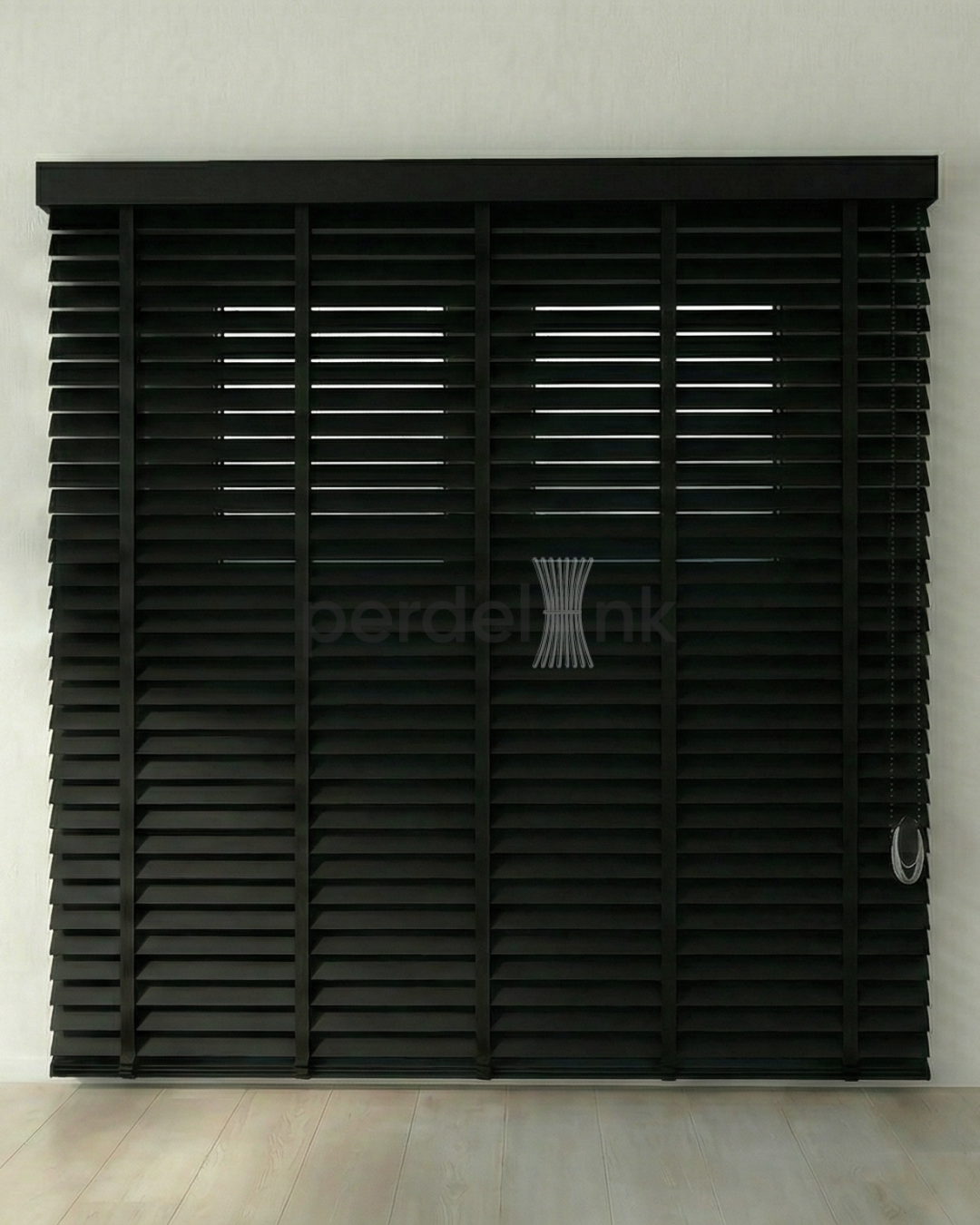 Ahşap Jaluzi - Siyah