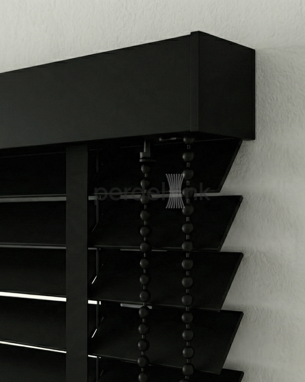 Ahşap Jaluzi - Siyah