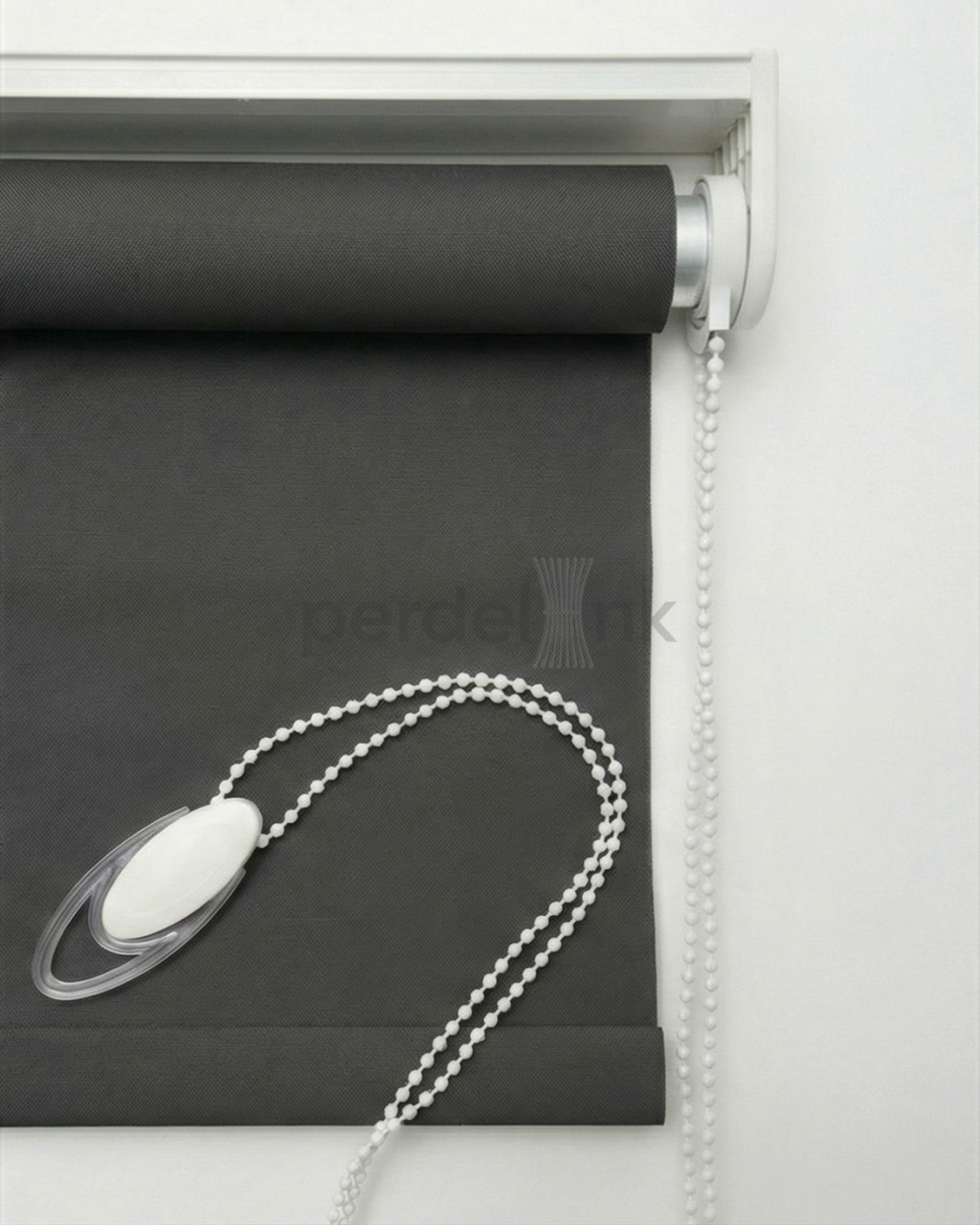Stor Perde Mat Antrasit - 200x200cm