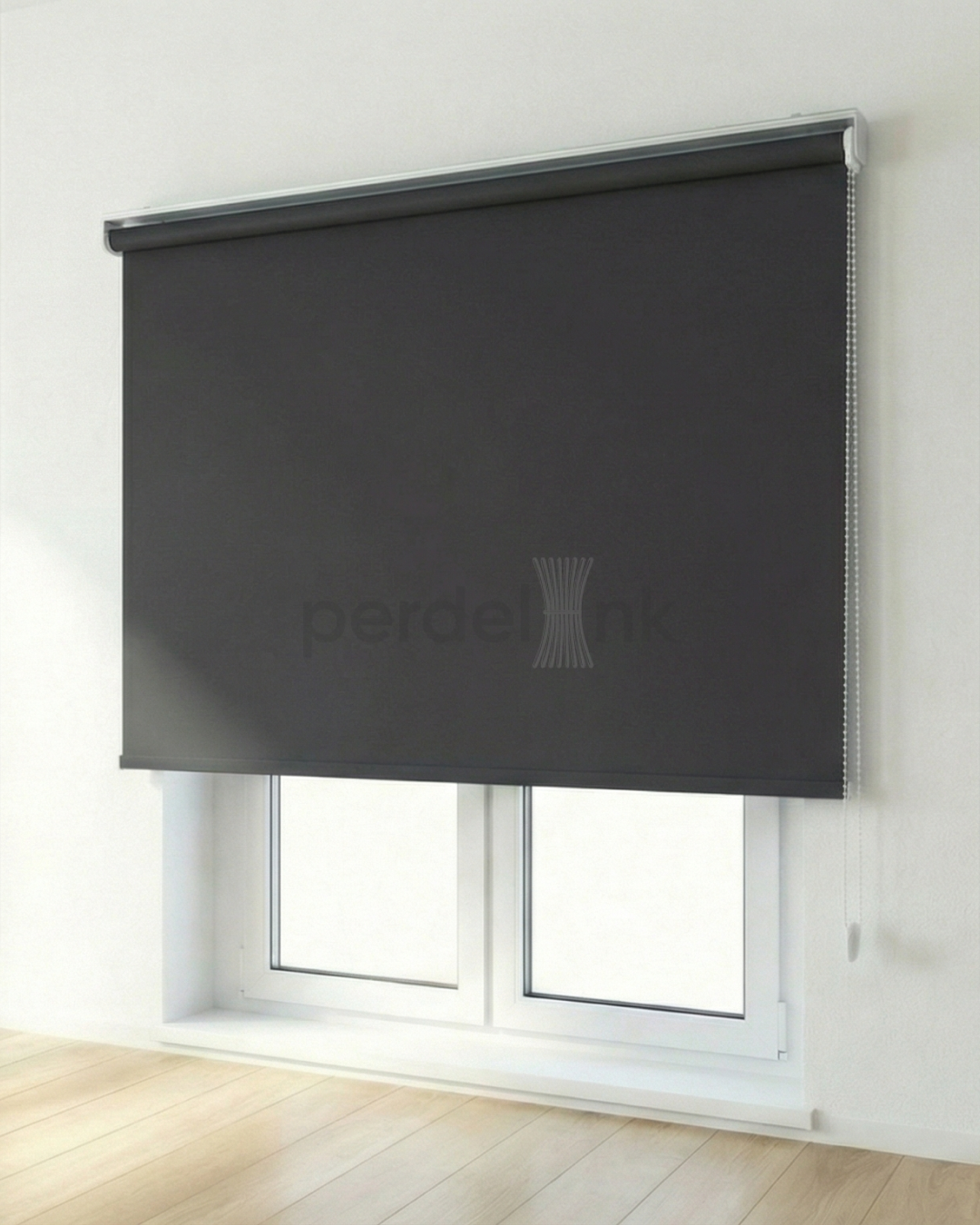 Stor Perde Mat Antrasit - 200x200cm
