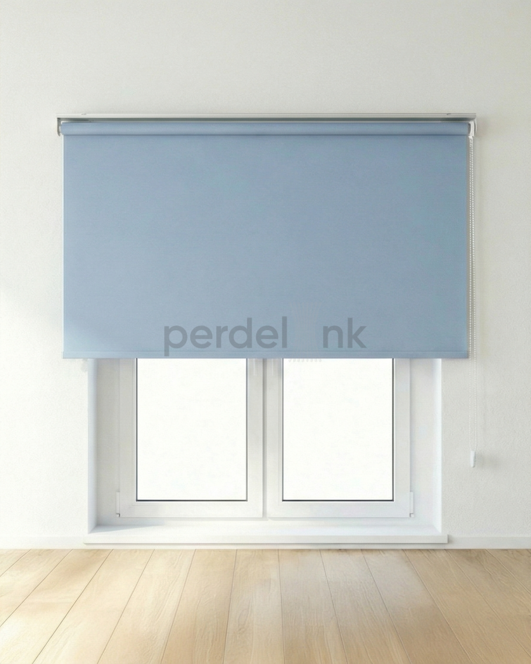 Stor Perde Mat Bebek Mavisi