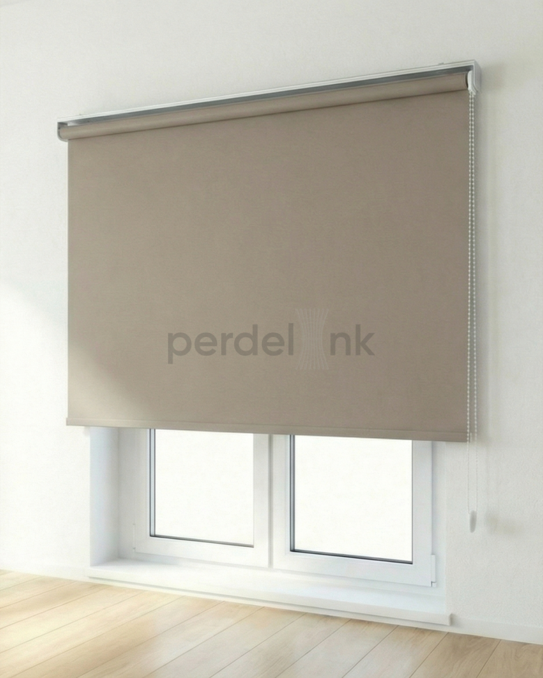 Stor Perde Mat Bej - 75x200cm