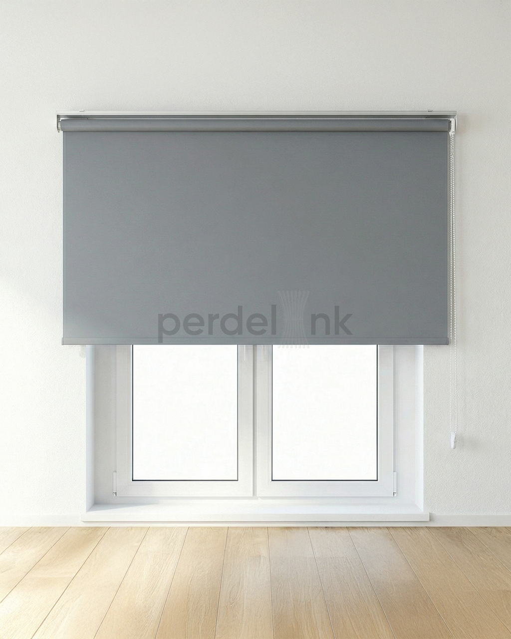 Stor Perde Mat Gri - 193x260cm