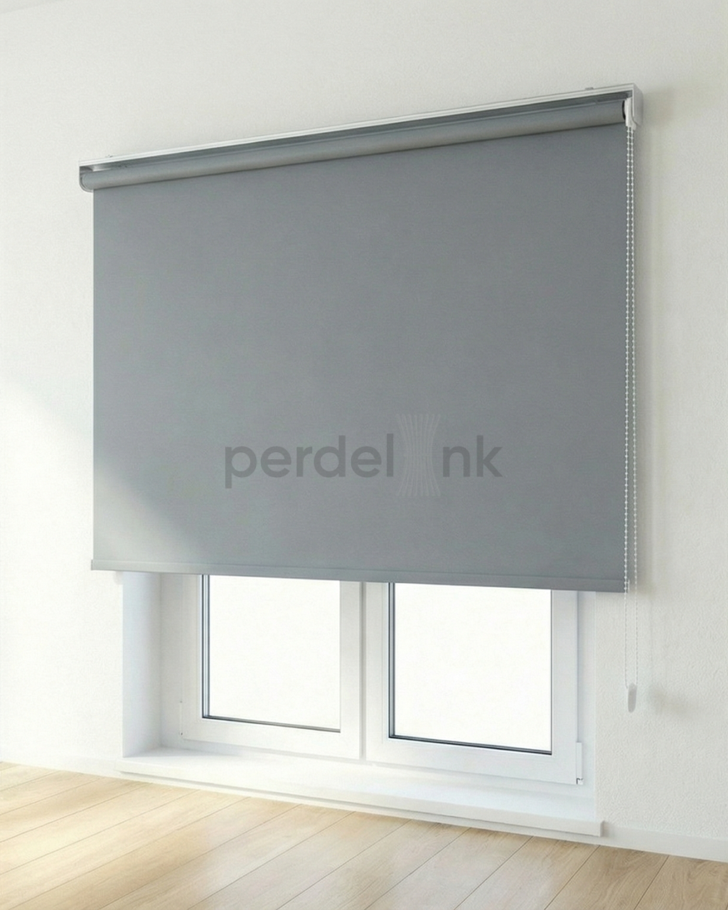 Stor Perde Mat Gri - 193x260cm