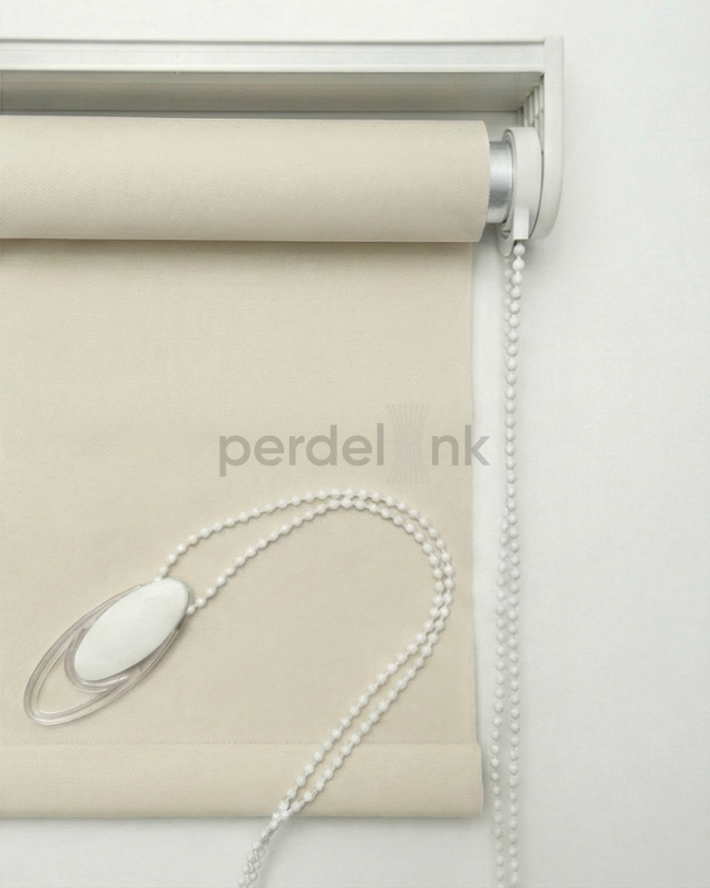 Stor Perde Mat Krem - 50x100cm
