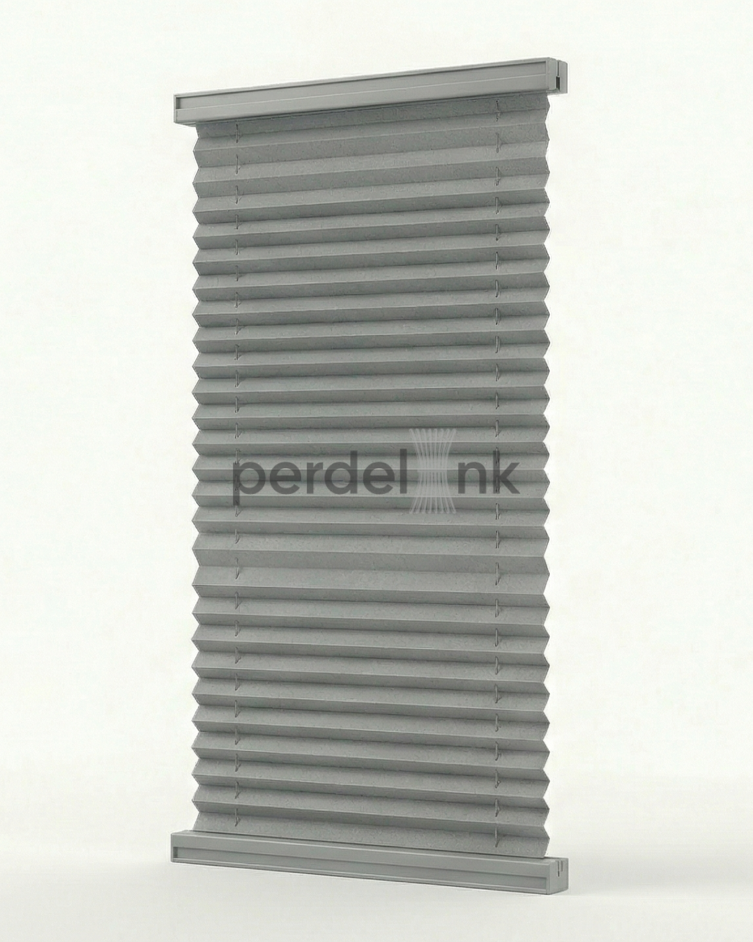 Plise Perde - Açık Gri