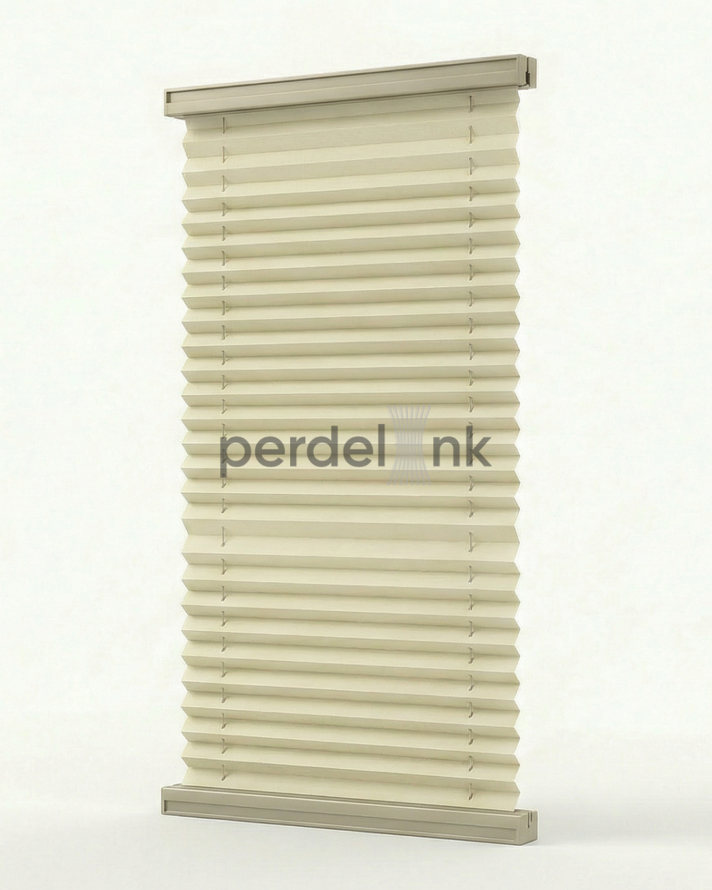 Plise Perde - Açık Krem - 10x10cm