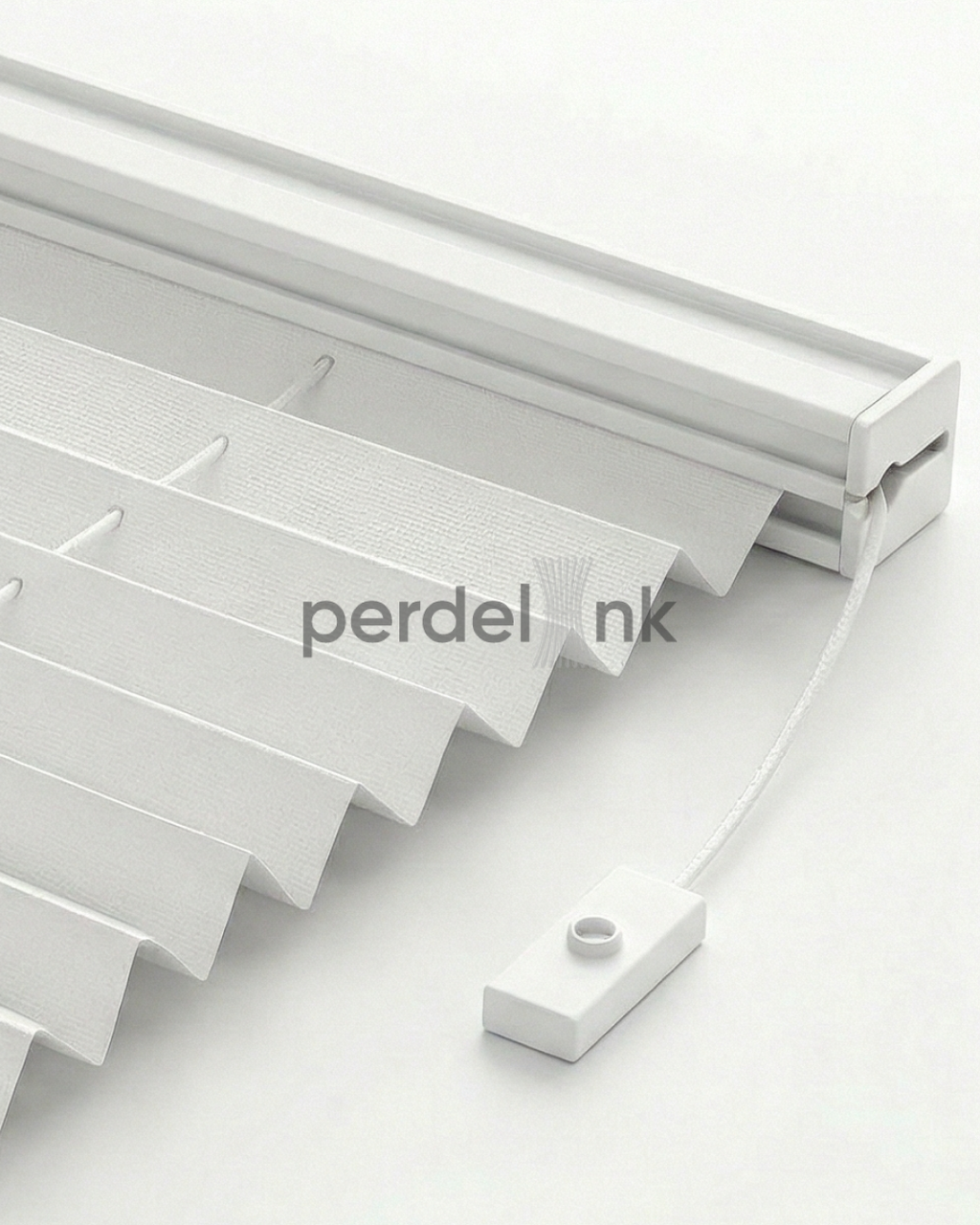 Plise Perde - Beyaz - 50x122cm