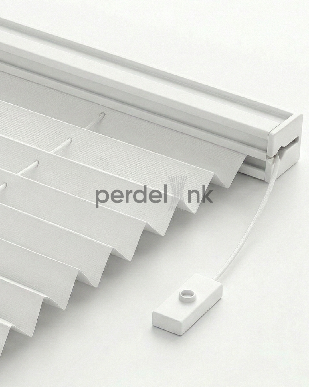 Plise Perde - Beyaz - 60x90cm