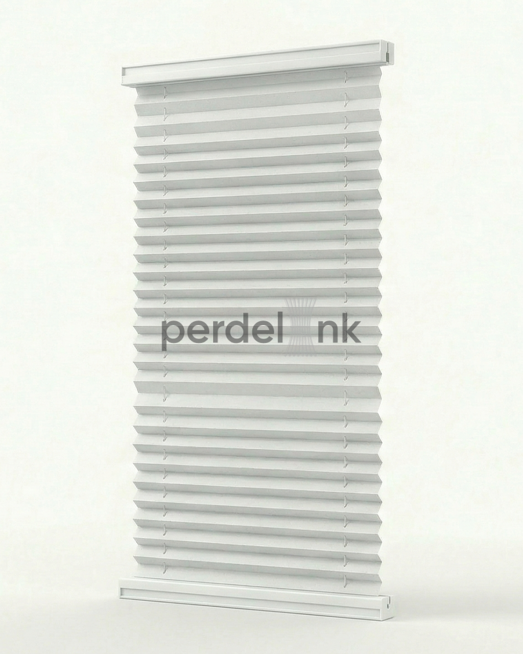 Plise Perde - Beyaz - 58x124cm