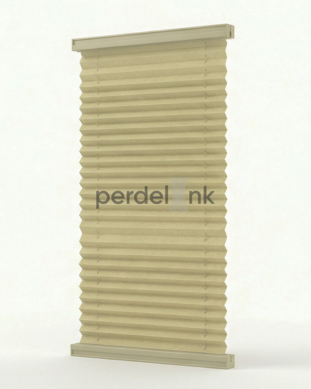 Plise Perde - Krem