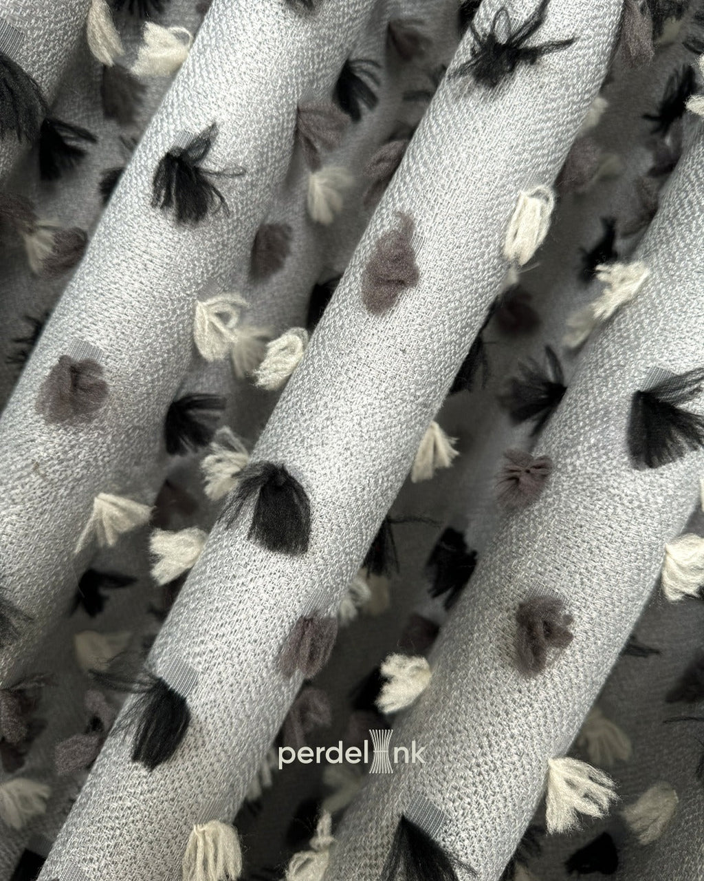 Ponponlu Fon Perde - 160x260cm