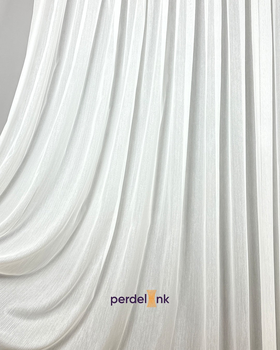 Simli Bambu Tül Perde - 210x251cm