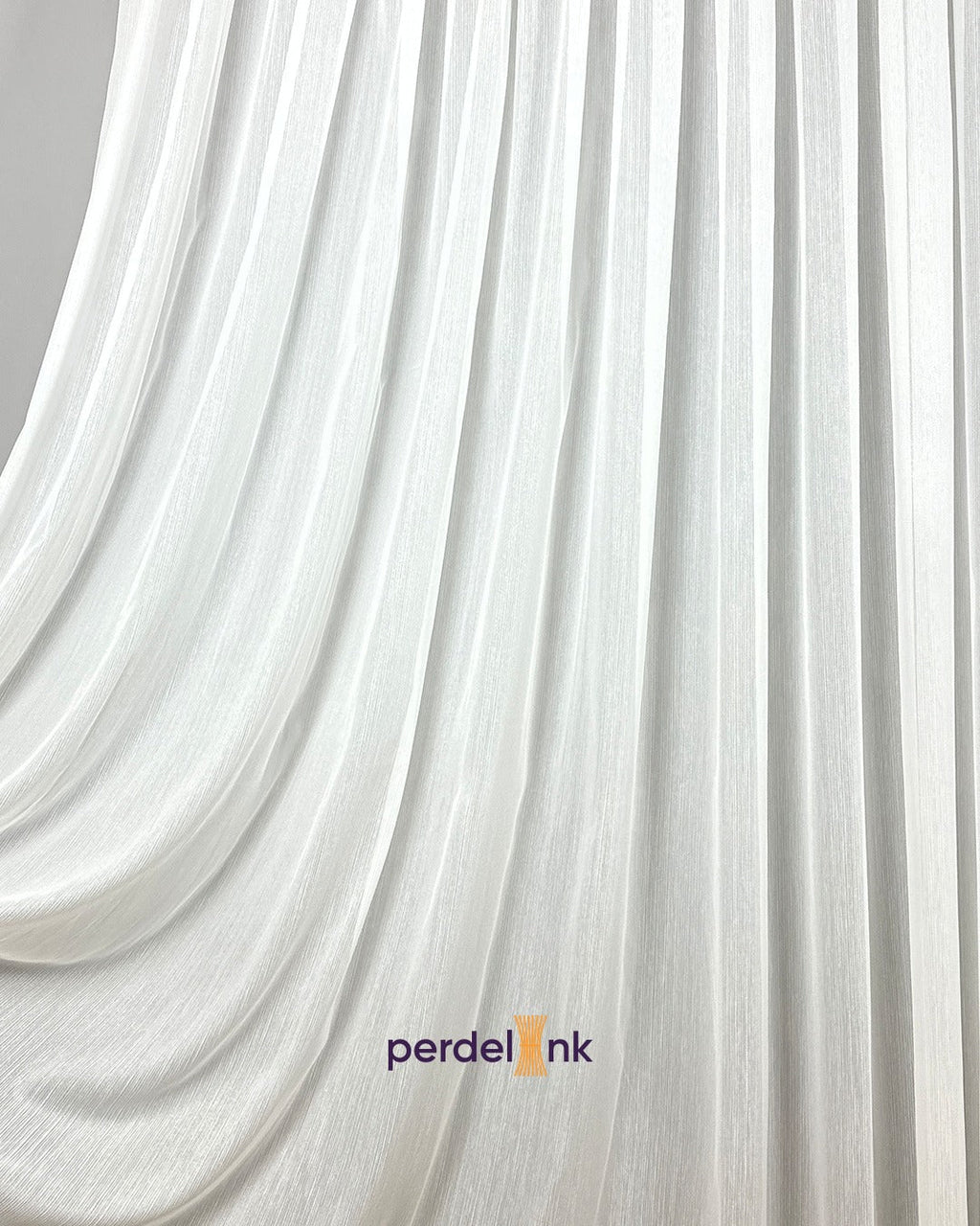 Simli Bambu Tül Perde - 270x238cm